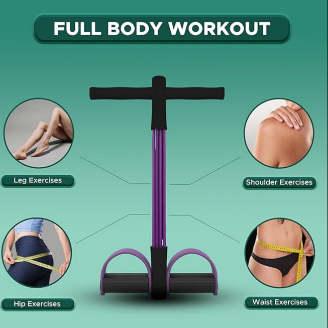 Nanovac⢠Pulse Step Yoga Pedal Puller Resistance Band Fitness Equipment