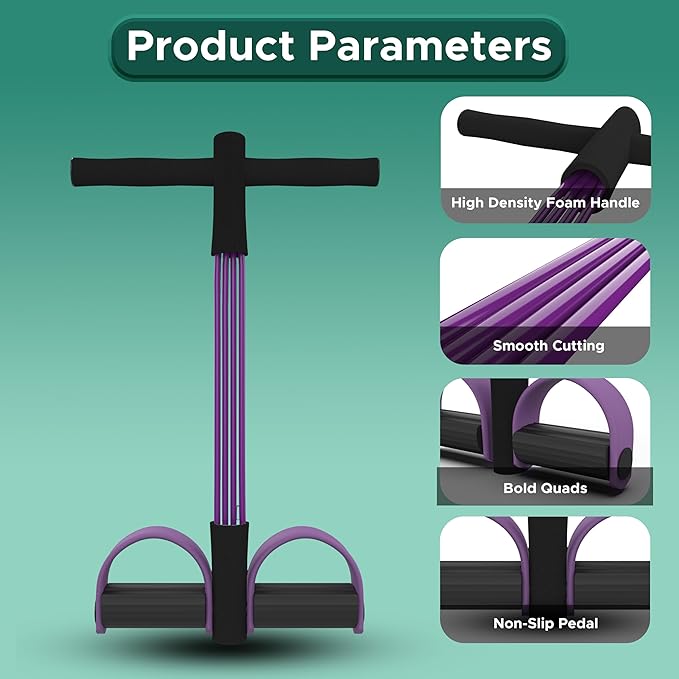 Nanovac⢠Pulse Step Yoga Pedal Puller Resistance Band Fitness Equipment
