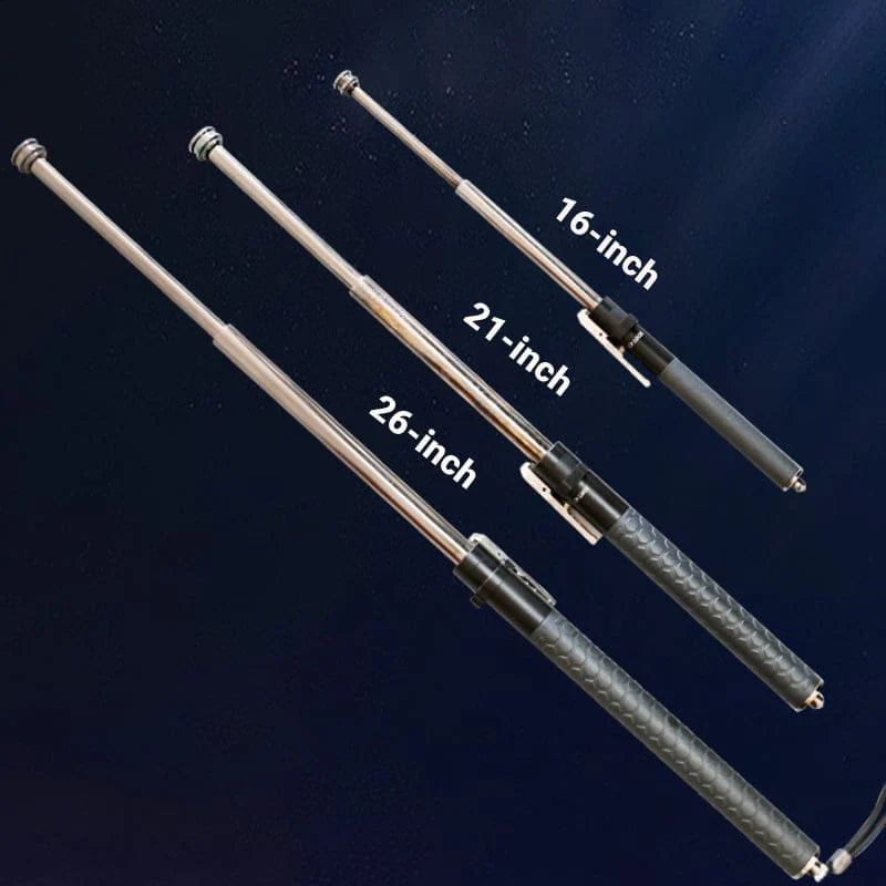 Nanovac™ Stainless Steel Self Defence Foldable Pointer & Safety Hiking Stick