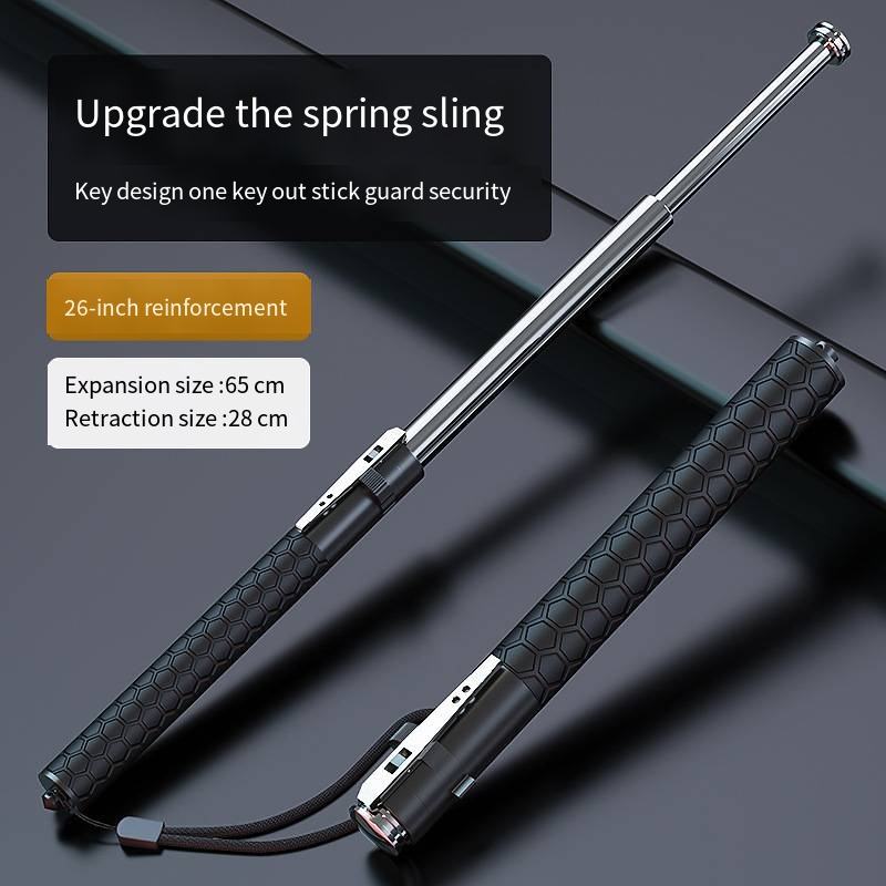 Nanovac™ Stainless Steel Self Defence Foldable Pointer & Safety Hiking Stick