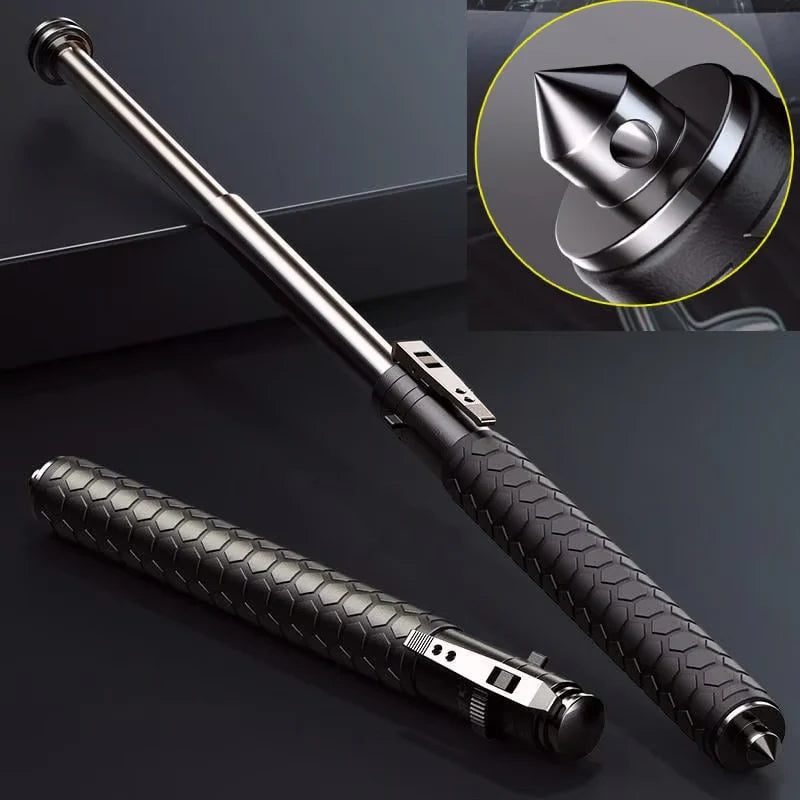 Nanovac™ Stainless Steel Self Defence Foldable Pointer & Safety Hiking Stick