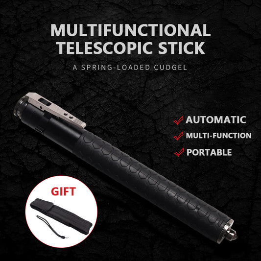 Nanovac™ Stainless Steel Self Defence Foldable Pointer & Safety Hiking Stick