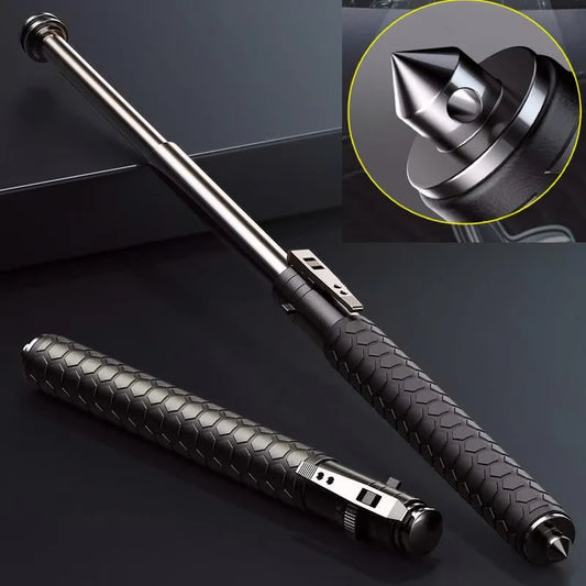 Nanovac™ Stainless Steel Self Defence Foldable Pointer & Safety Hiking Stick